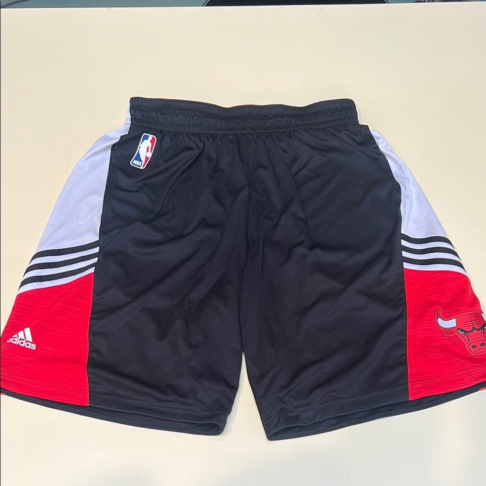 adidas Black and Red Athletic Shorts